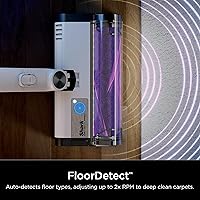 Vista 4 de Shark IW1111 Detect Pro - Aspiradora inalámbrica ligera con filtro HEPA, accesorio portátil de mano, herramienta para hendiduras, aspiradora de palo