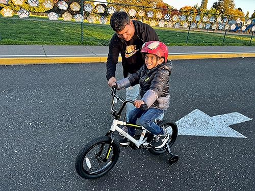 Miniatura 4 de 12 14 16 18 Inch Kids Bike BMX Style Bicycle with Training Wheels Coaster Brake for 2-10 Years Old Toddlers Boys Girls Multiple Colors