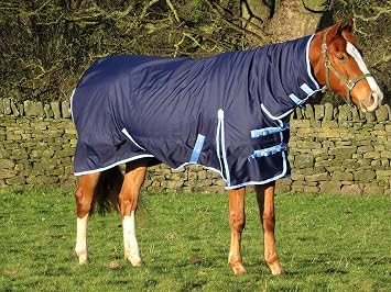 Turners Mediumweight Combo 200g Fill Waterproof Turnout Rug with Neck 53"