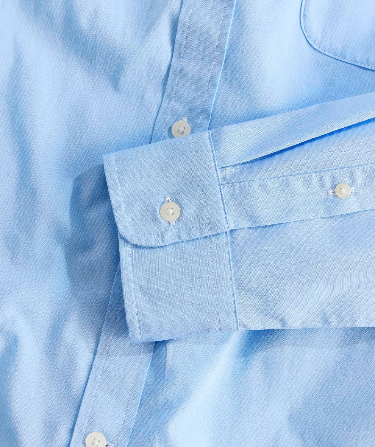 Vineyard Vines Men's Shoreline Solid Perfect Wash Poplin Shirt
