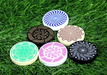 StonKraft Carrom Board Striker - الحجم القياسي للعبة Carrom مع Case - Pack of 2