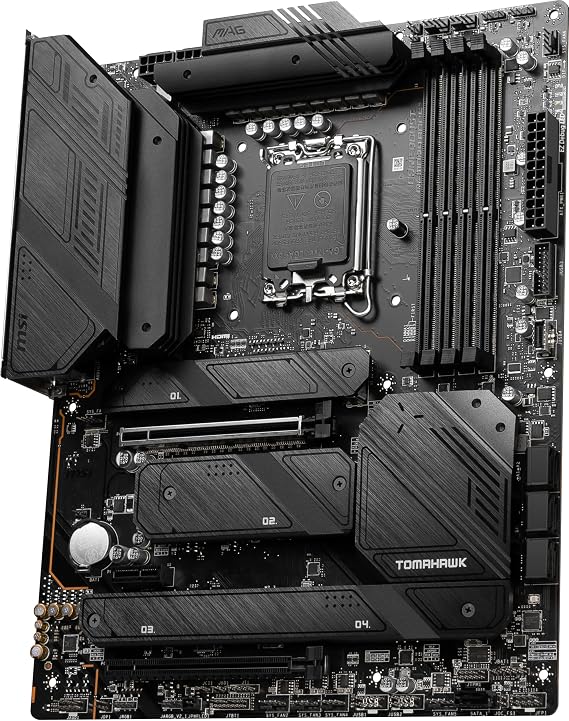 MSI MAG Z790 Tomahawk WiFi Gaming Motherboard (Supports 12th/13th/14th Gen Intel Processors, LGA 1700, DDR5, PCIe 5.0, M.2, 2.5Gbps LAN, USB 3.2 Gen2, HDMI/DP, Wi-Fi 6E, Bluetooth 5.3, ATX)