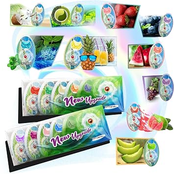 10 Flavours Combination Pack, 10 Packs of 100pcs Menthol Ball, Menthol Capsules, Crushballs, Crush Ball