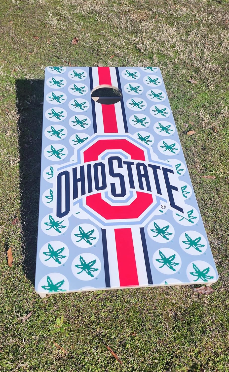 Ohio State Buckeyes Fanatic Premium Pro Cornhole Bean Bag Toss Game 24x48 with 8 Regulation 16oz Bags