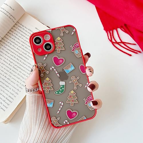 Miniatura 4 de ZTOFERA Funda de Navidad para iPhone 14 Pro, bonita funda de teléfono con diseño de Feliz Navidad, regalo de silicona translúcida de policarbonato
