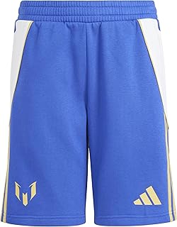 شورت ميسي اس دبليو شو واي للأولاد والبنات الصغار من اديداس (1/4)