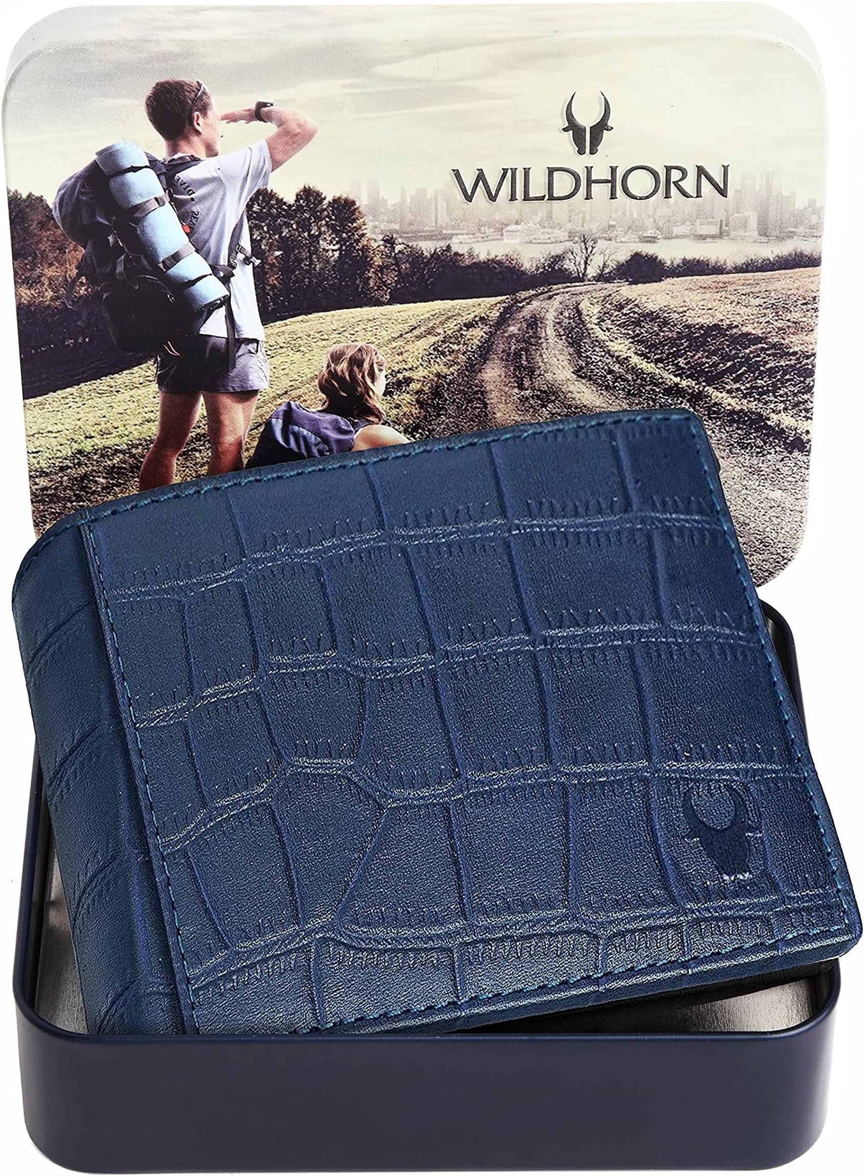 WildHorn RFID Protected Leather Wallet for Men