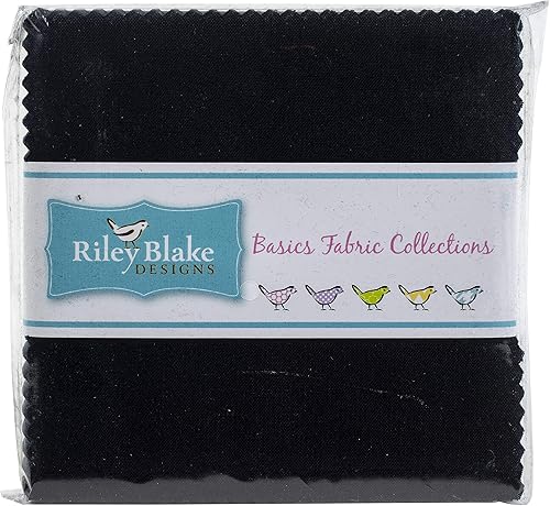 RILEY BLAKE DESIGNS Paquete apilador de 5" Confeti, negro disponible en Yaxa Peru