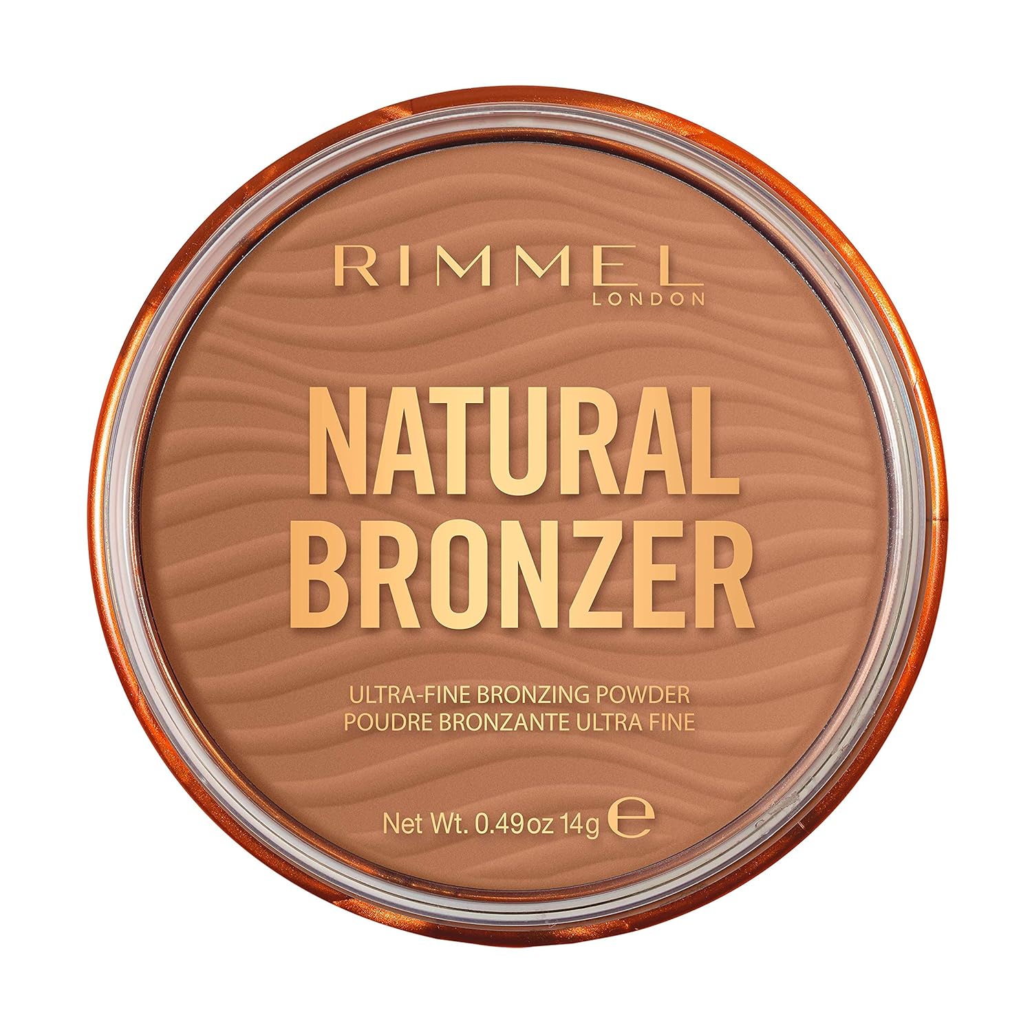 RIMMEL LONDON – Natural Bronzer – Silky-Smooth & Ultra-Fine Bronzing Powder – Sunkissed Look, Mimicking Natural Tan – 002 Sunbronze – 14g