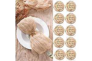 Camel Cheesecloth Napkins: Decorative Elegance for Every Occasion