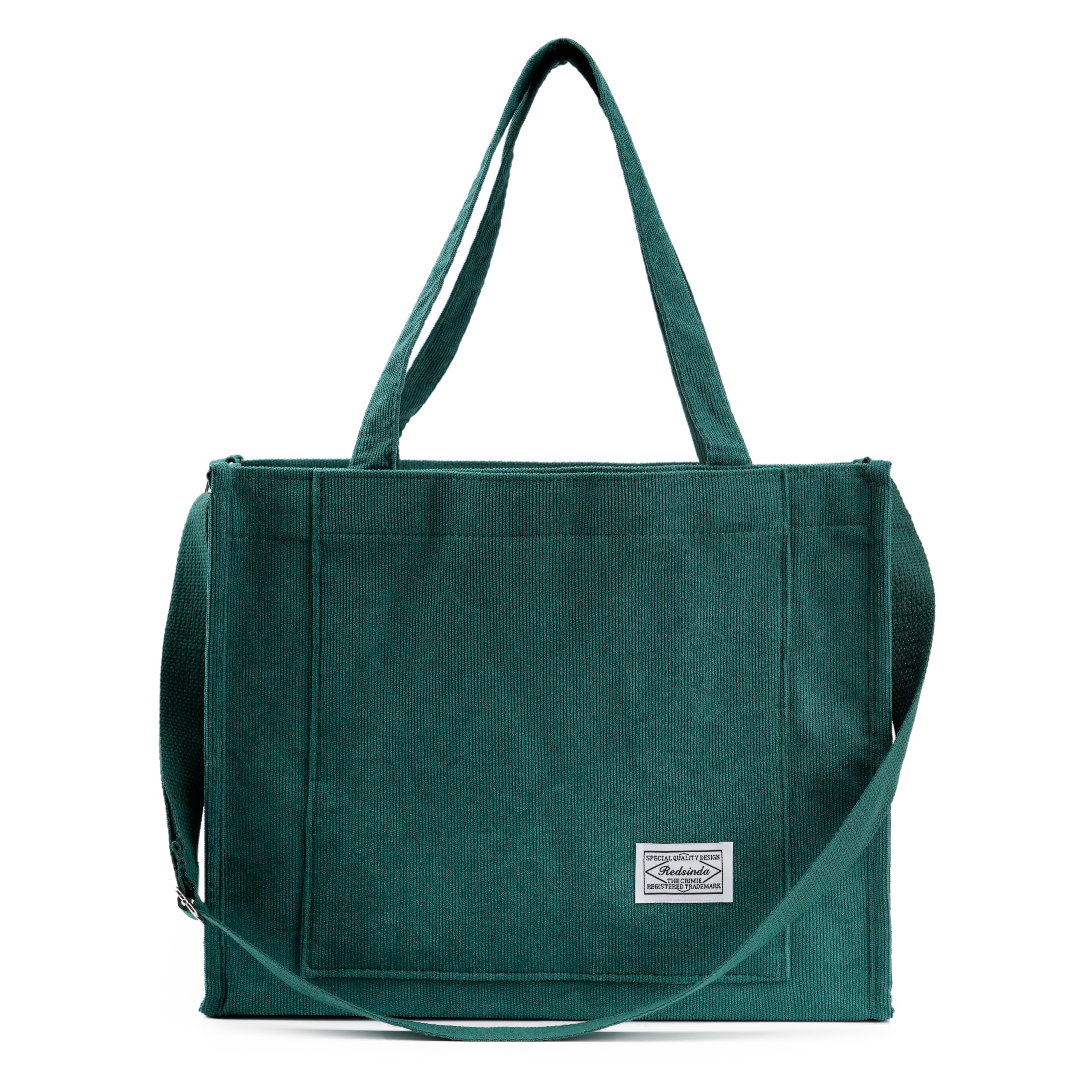 REDSINDA Aesthetic Corduroy Tote Bag Small Vintage Women Crossbody Bag Square Handbag Everyday Bag Mini Travel Shoulder Bag