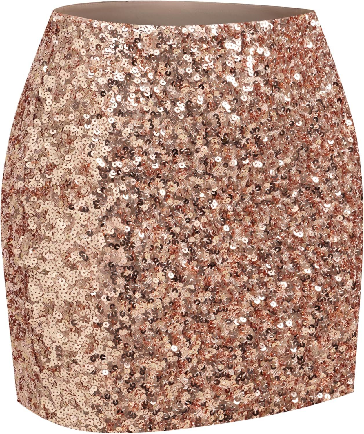 Formeet17 Women's Glitter Sequin Skirts Stretch Night Out Party Club Skirts - Image 2