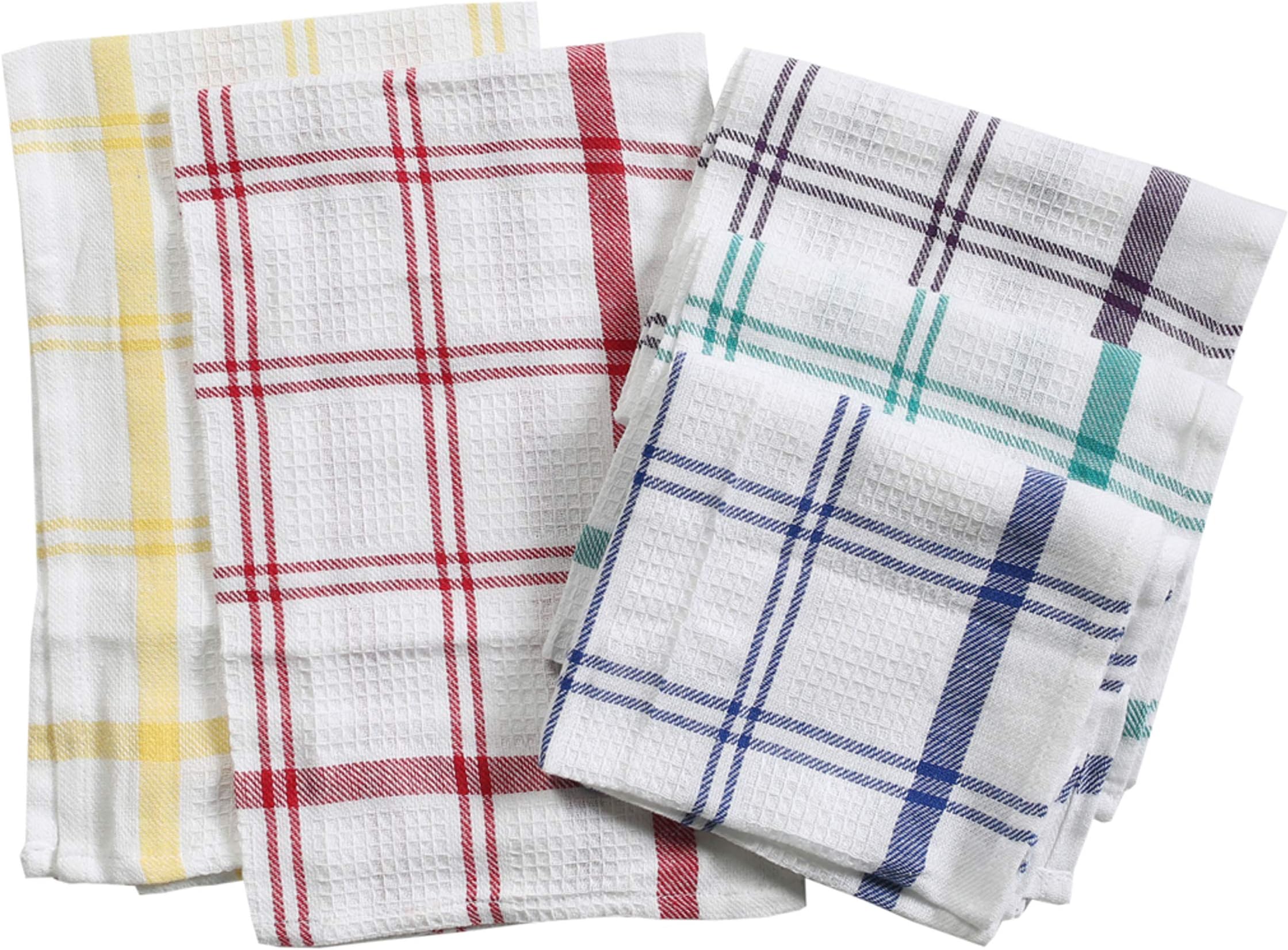 PIXEL HOME Decor Kitchen Towel | Cleaning Towel | Superior Cotton | Multi-Purpose| Waffle Dish Cloth, 50 GSM, Pack of 5