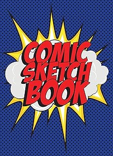 Piccadilly Comic Sketchbook | Guided Artistic Sketchbook & Instructions | Draw Your Own Comic Book | 204 Pages