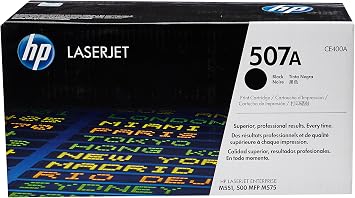HP CE400A 507A Original LaserJet Toner Cartridge, Black, Single Pack :  Amazon.co.uk: Computers \u0026 Accessories