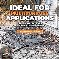 Vista 40 de Xpose Safety - Lona de poliéster resistente, 0.394 pulgadas de grosor, resistente al agua, con protección contra rayos UV, reversible