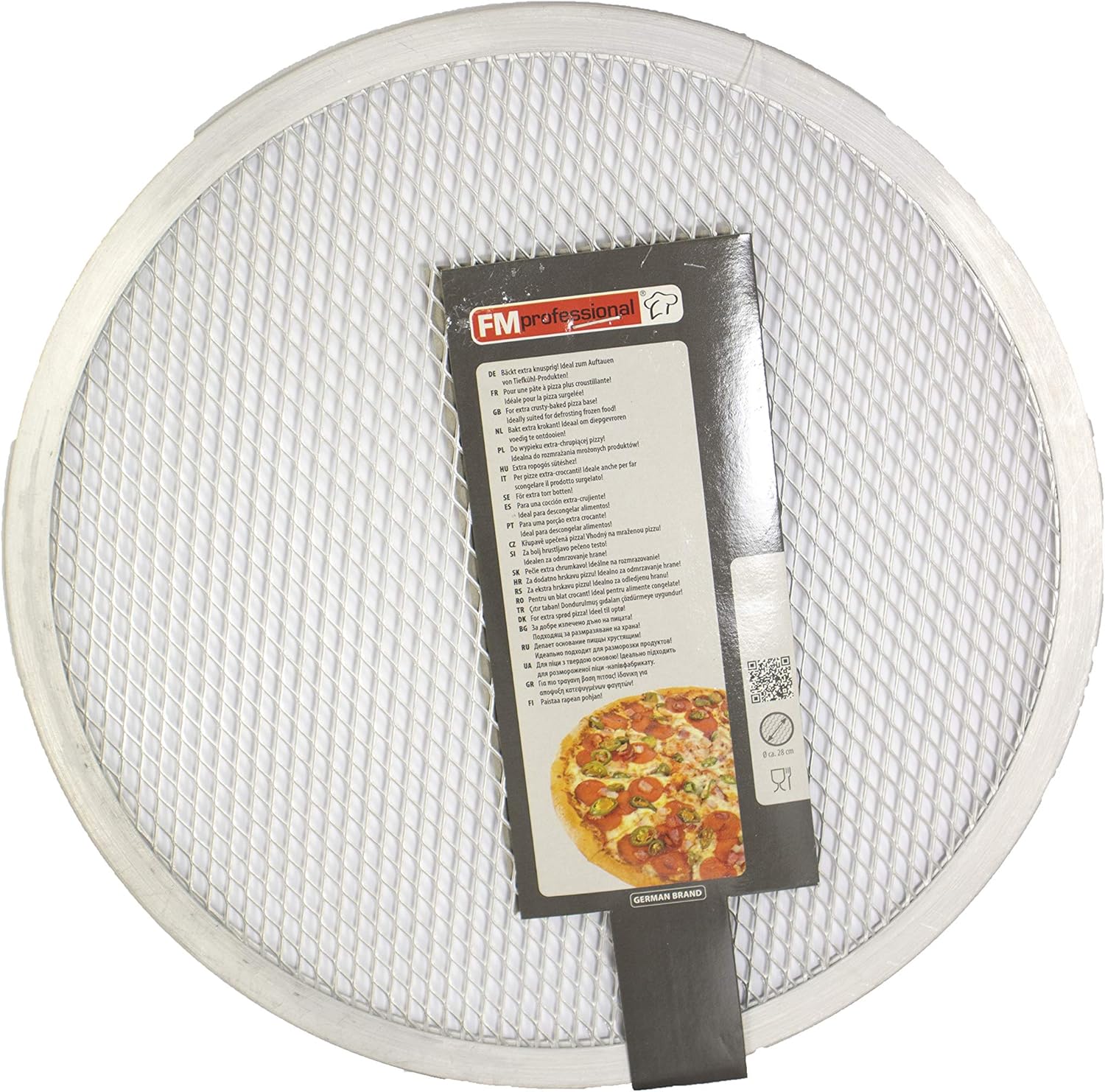 Fackelmann 21691 Pizza Screen 28 cm Aluminium