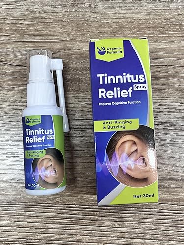 HIPFATE Spray de alivio de tinnitus, fórmula natural para aliviar el tinnitus para las orejas