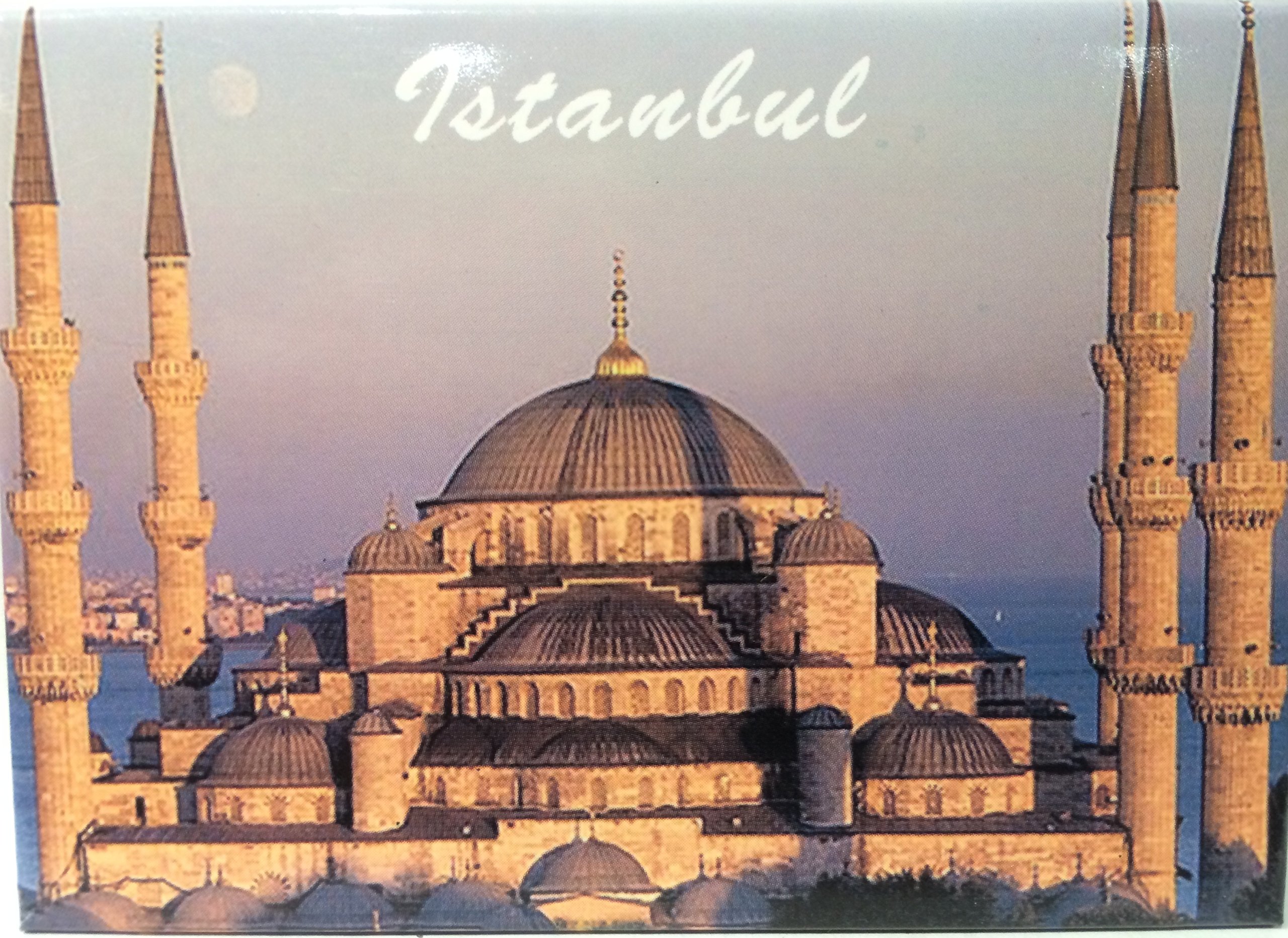 Istanbul Turkey Hagia Sofia Fridge Collector's Souvenir Magnet 2.5" X 3.5"