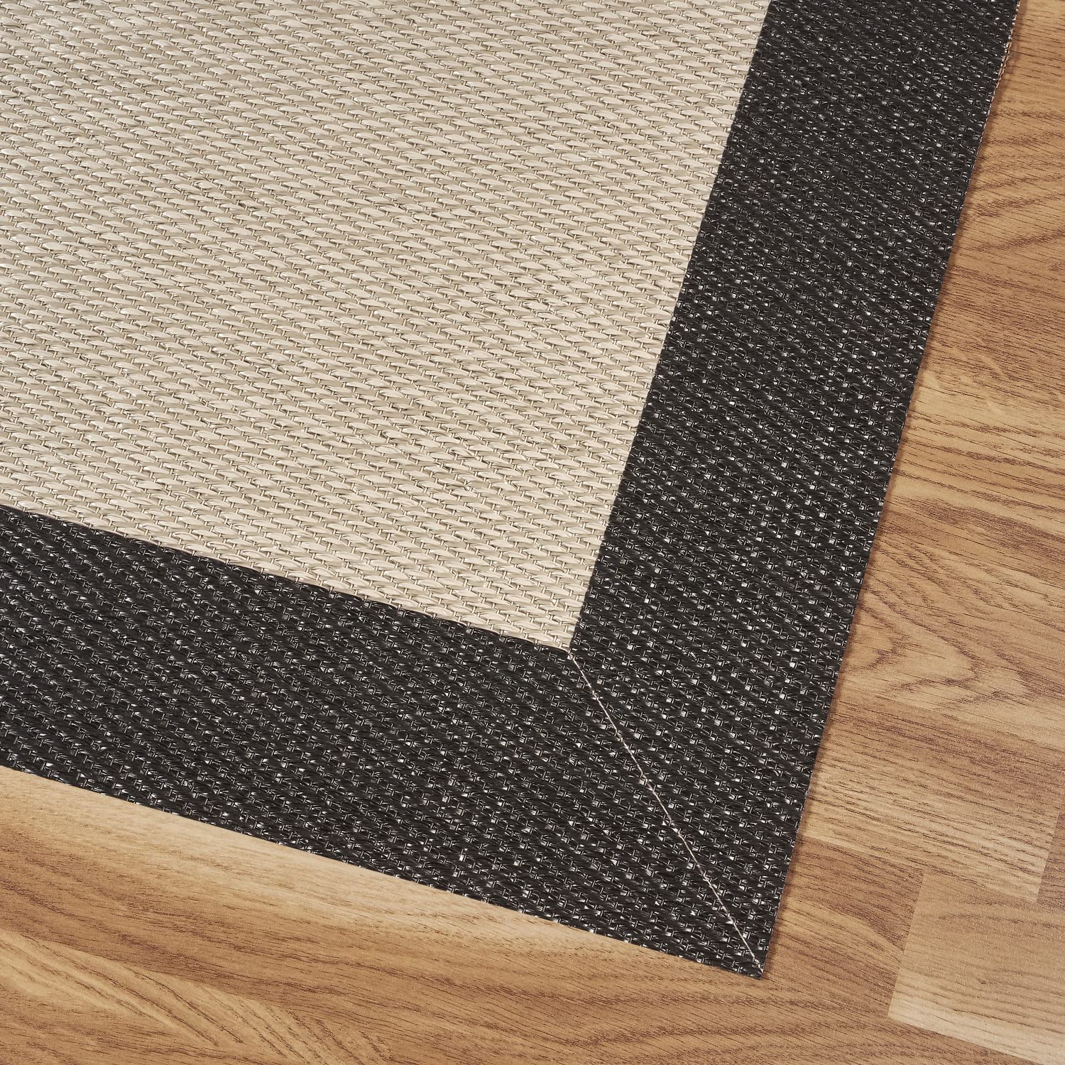 Alfombra Vinilica Premium con Ribete Lavable y Antideslizante, Alfombras de habitación PVC Resistentes de Alta Gama para Interior y Exterior, Alfombras Salon Estores Basic, Piedra 60x200