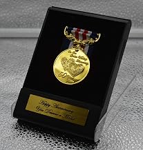 The Commemorative Coin Company 50th Golden Wedding Anniversary Medal in Display/Presentation Case. For Long/Distinguished Service and Bravery in the Field. Gift/Present Husband/Wife/Partner