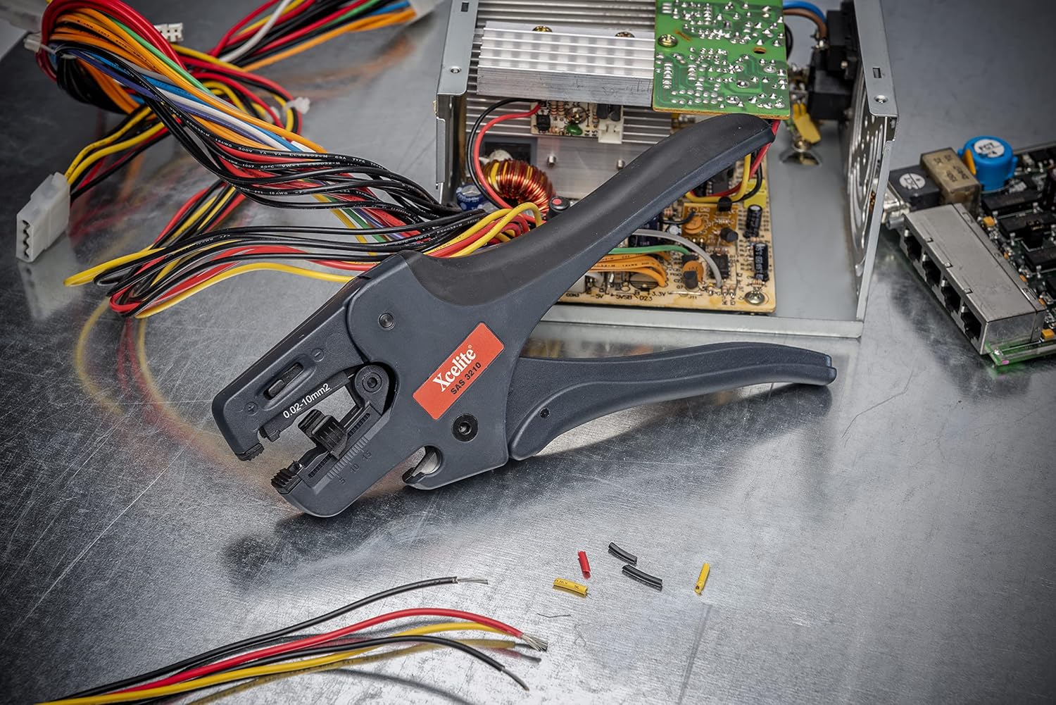 Chеареѕt 🛒 Xcelite SAS3210 Self-Adjusting Wire Stripper with Spring, 32-10 AWG Stripping Range, 7-1/2 Length, Fiberglass Grip Suреr Chеар 🛒 Xcelite SAS3210 Self-Adjusting Wire Stripper with Spring, 32-10 AWG Stripping Range, 7-1/2 Length, Fiberglass Grip