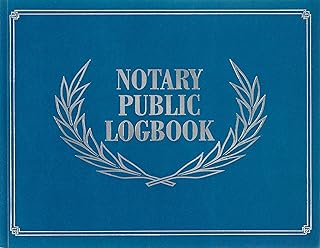 Notary Public Logbook
