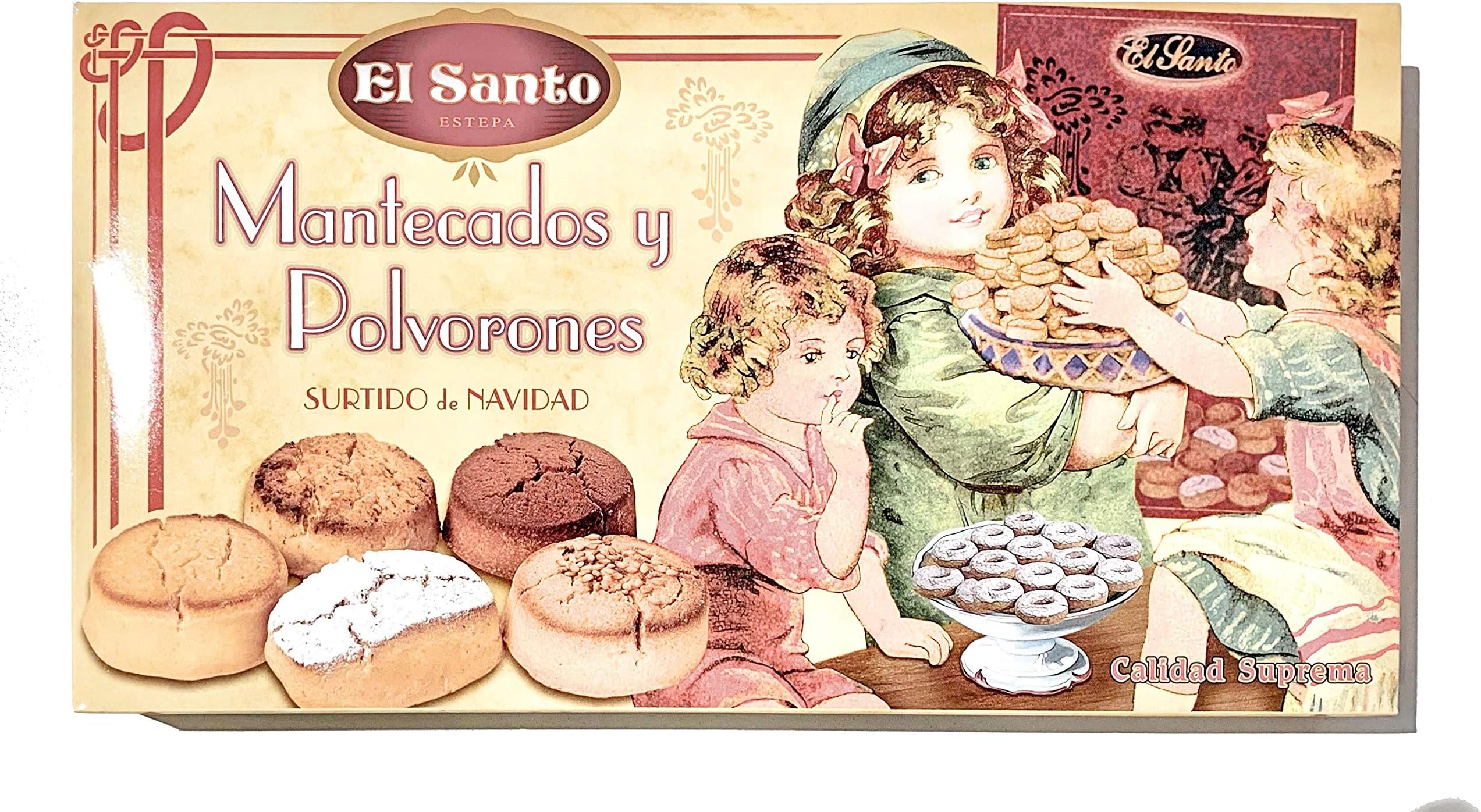 El Santo Mantecados and Polvorones Sweet Selection Box, 1.4 kg