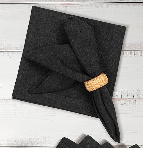 Miniatura 68 de Servilleta de tela de algodón de 18 x 18 pulgadas, color azul, servilletas de uso diario, servilletas de algodón, servilletas de boda, servilletas