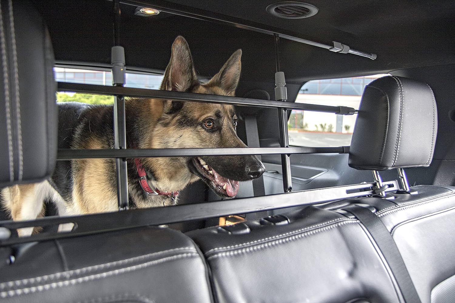 Sherpa Kar9 Guard Universal Pet Safety Barrier, Portable Car Accessory, Adjustable, Lightweight, Extra-Strong, Secure, Universal, Black : Automotive