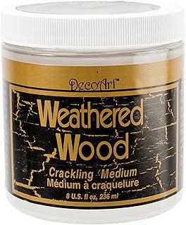 DecoArt DAS8-36 Americana Satin Enamels, 8-Ounce, Weathered Wood