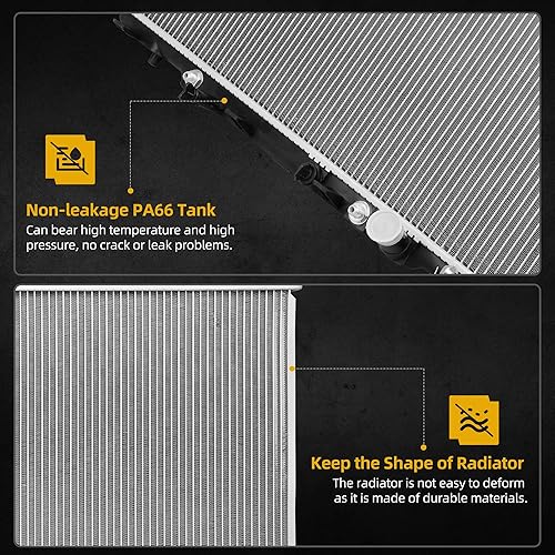 Miniatura 10 de DWVO Radiador compatible con Acura TLX 2013, 2014, 2015, 2016, 2017, 2015, 2016, 2017, 2018, 2019, 2020, 2.4L 3.5L V6 L4