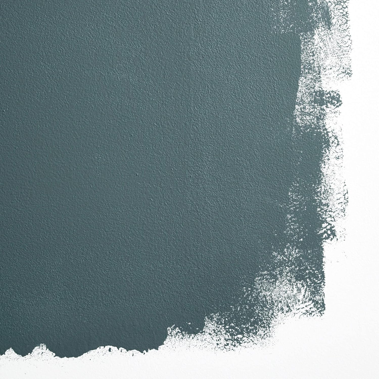 BACKDROP | Premium Interior Paint | Semi-Gloss Finish for Trim  Doors | Self-Priming, Low VOC, Green Wise Certified | SATURDAY ON SUNDAY - Dark blue-gray with a hint of green | 0.5 Gallon