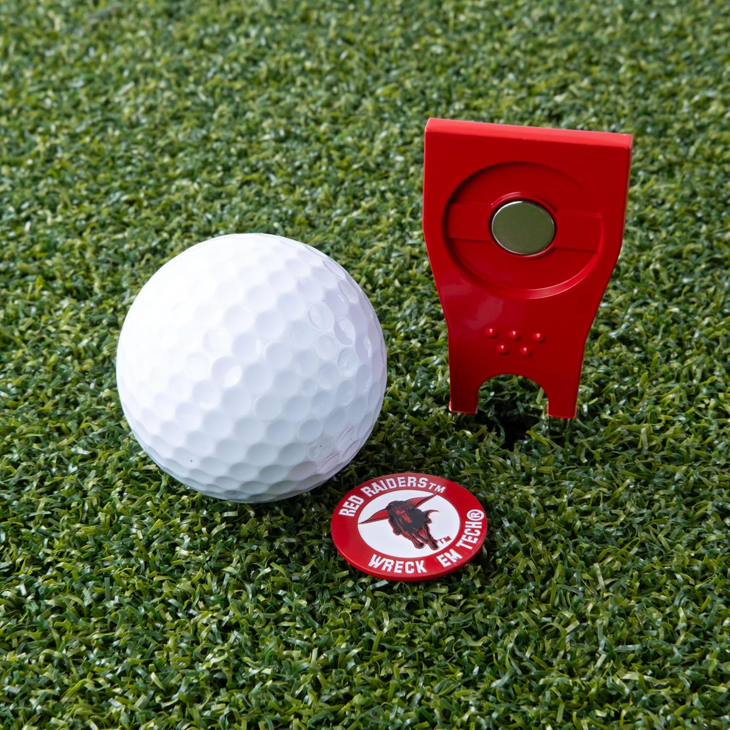 Team Golf NCAA Texas Tech Shaped Divot Tool