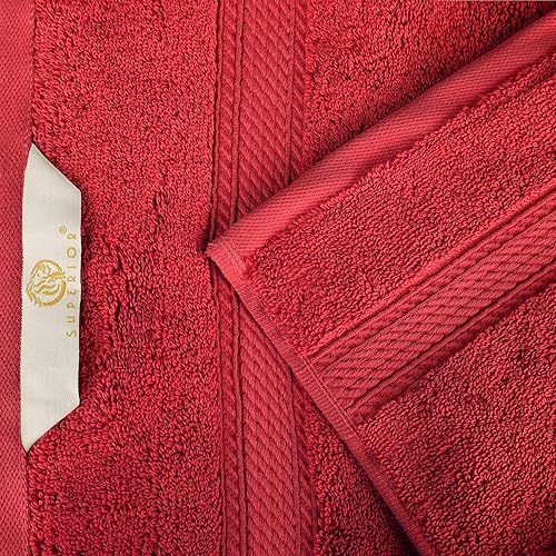 Vista 776 de SUPERIOR - Juego de toallas de algodón egipcio de 28.22 oz/m², incluye 2 toallas de baño, 2 toallas de mano, 2 toallas para la cara, artículos