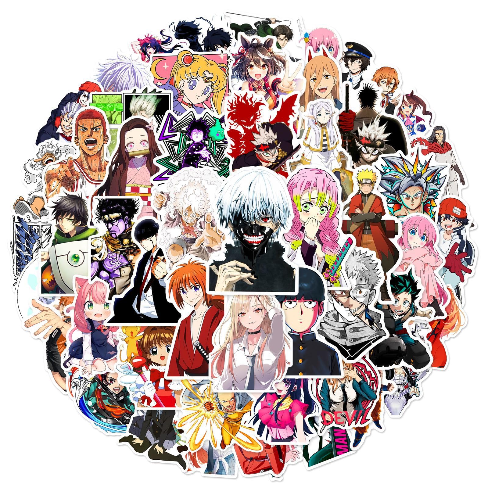 50pcs Kitagawa Marin Adesivi Anime Carino Cartoon Impermeabile Vinile Adesivi Adatto per Bottiglie D'acqua Laptop Telefono Skateboard Scrapbooking