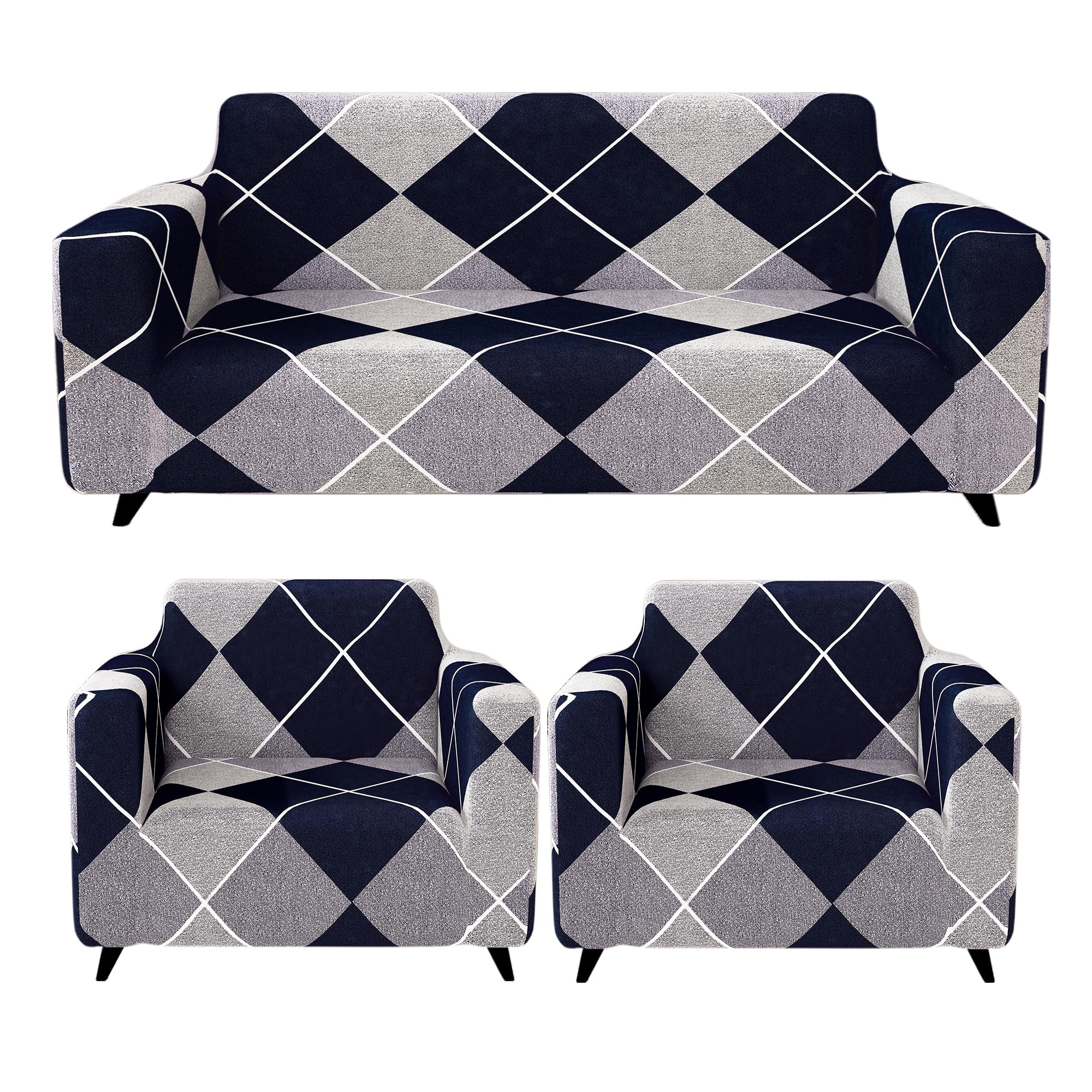 5 Seater Sofa Cover - Stretchable & Stylish -12