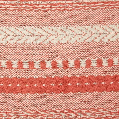 Vista 133 de DII Farmhouse - Camino de mesa trenzado a rayas, 15x72, azul marino