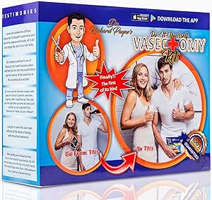Prank Gift Boxes, Inc. DIY at-Home Vasectomy Kit! Prank Box for Adult or Kids! Prank Gift Box / Includes a Free BLOTTO Drinking Card Game