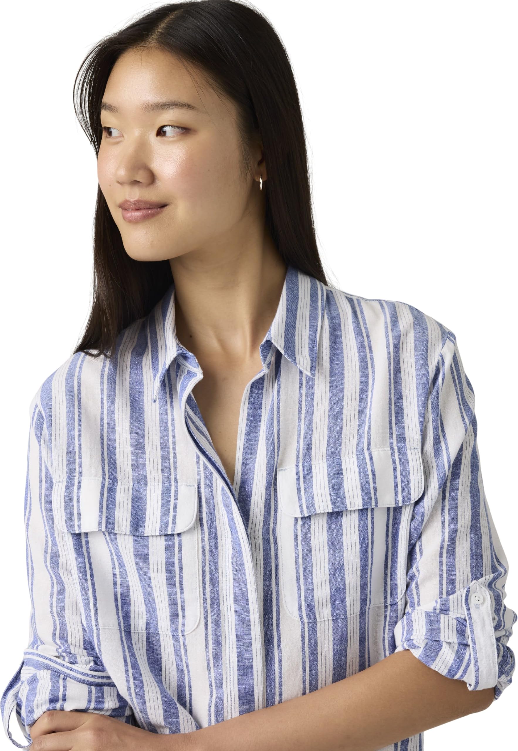 Levi's Mujer Blusa Elaine Utility con Tapeta de Botones, Relaxed Fit