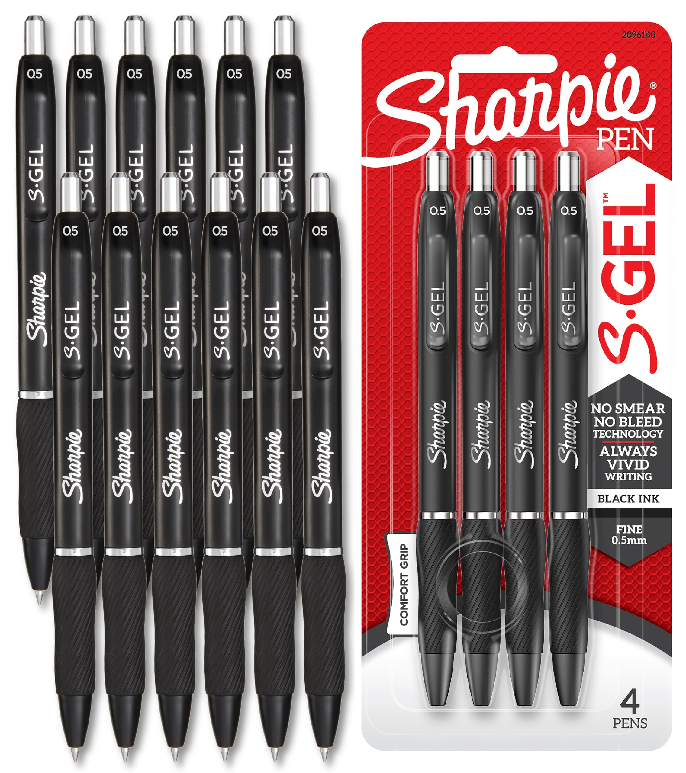 Sharpie S-Gel Pens, Black - Image 4