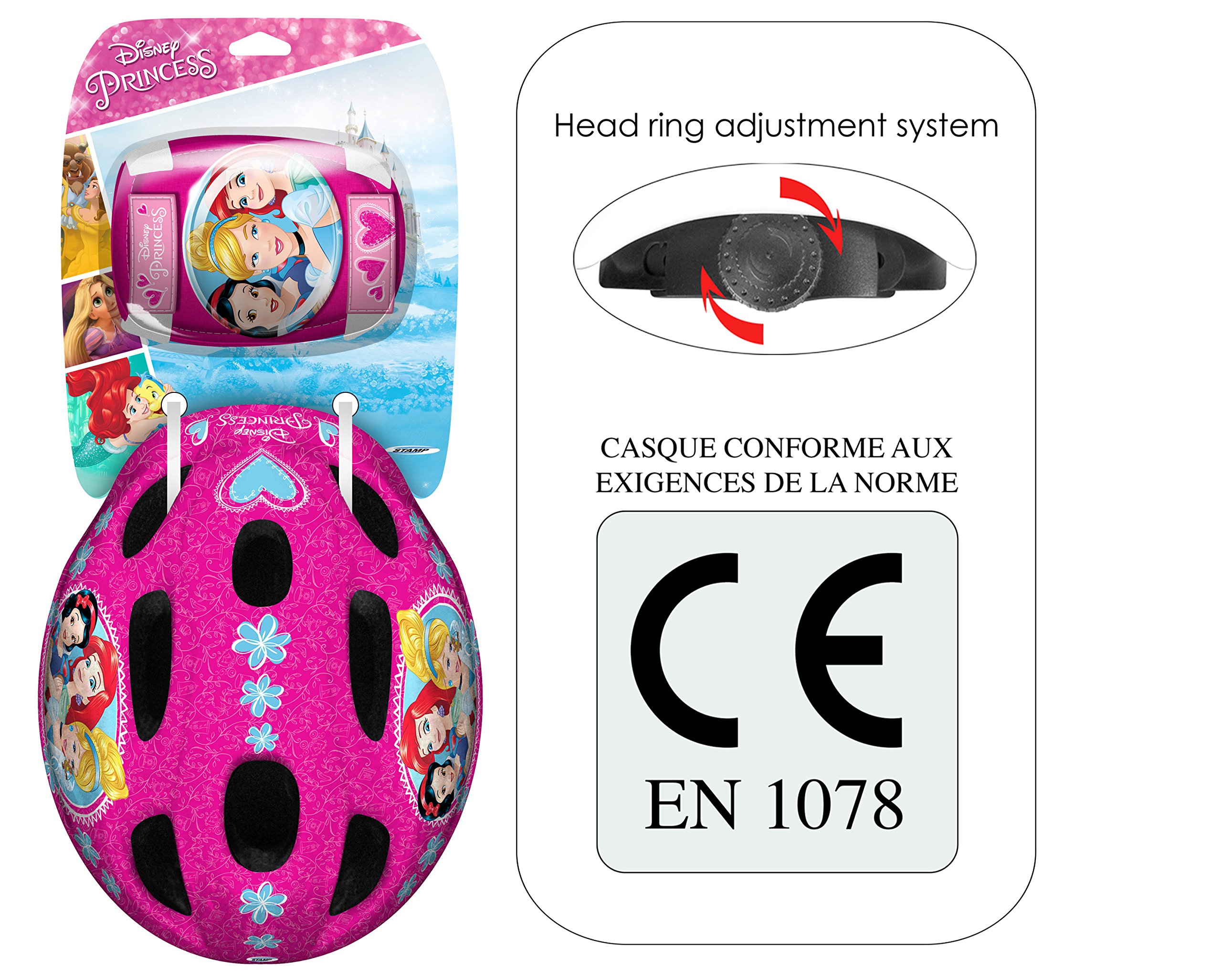 Stamp k887507 Set di Protezione per Bicicletta Ragazza, Rosa