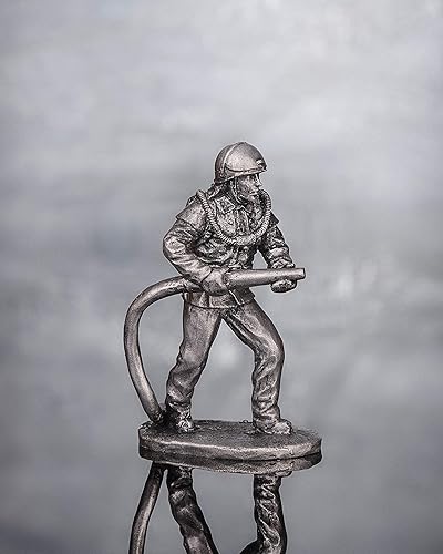 Miniatura 8 de Ronin Miniatures - Bombero de la URSS con manguera, juguete de colección de metal de estaño  escala 132  Figuras coleccionables para el hogar