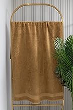 فوطة حمام كبيرة الحجم مصنوعة من 100% من القطن المصري من نيت، بلون ديجون براون، وزن 650 جم/م²