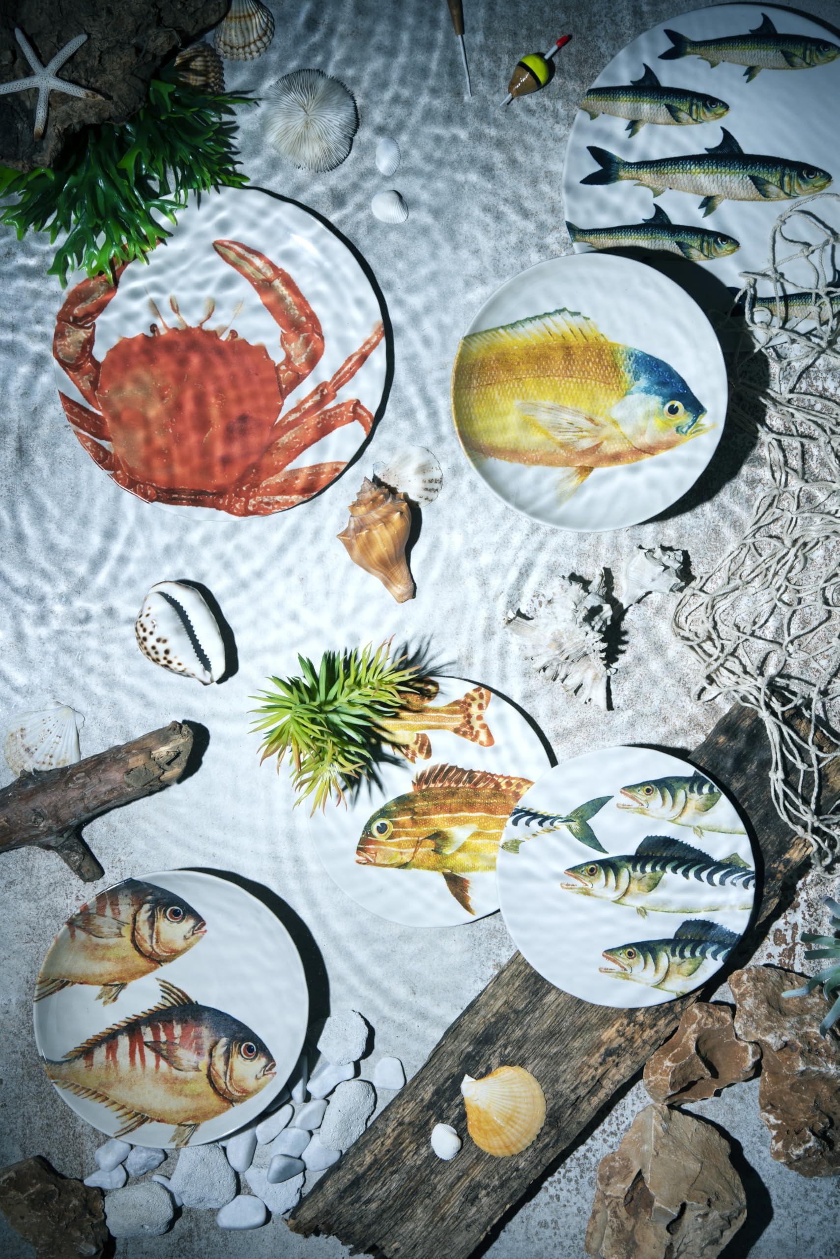 Excelsa Portland zestaw naczyń ceramicznych, zestaw 6 osób, wielokolorowy