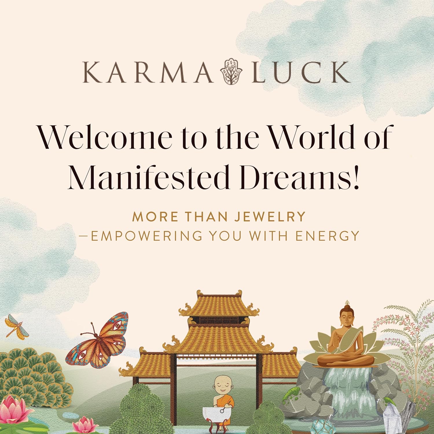 KARMA AND LUCK Powerful Protection, Red String Bracelet & Evil Eye Charm for Women with Genuine Gemstone, Size 5.5"-7.5” - Image 7