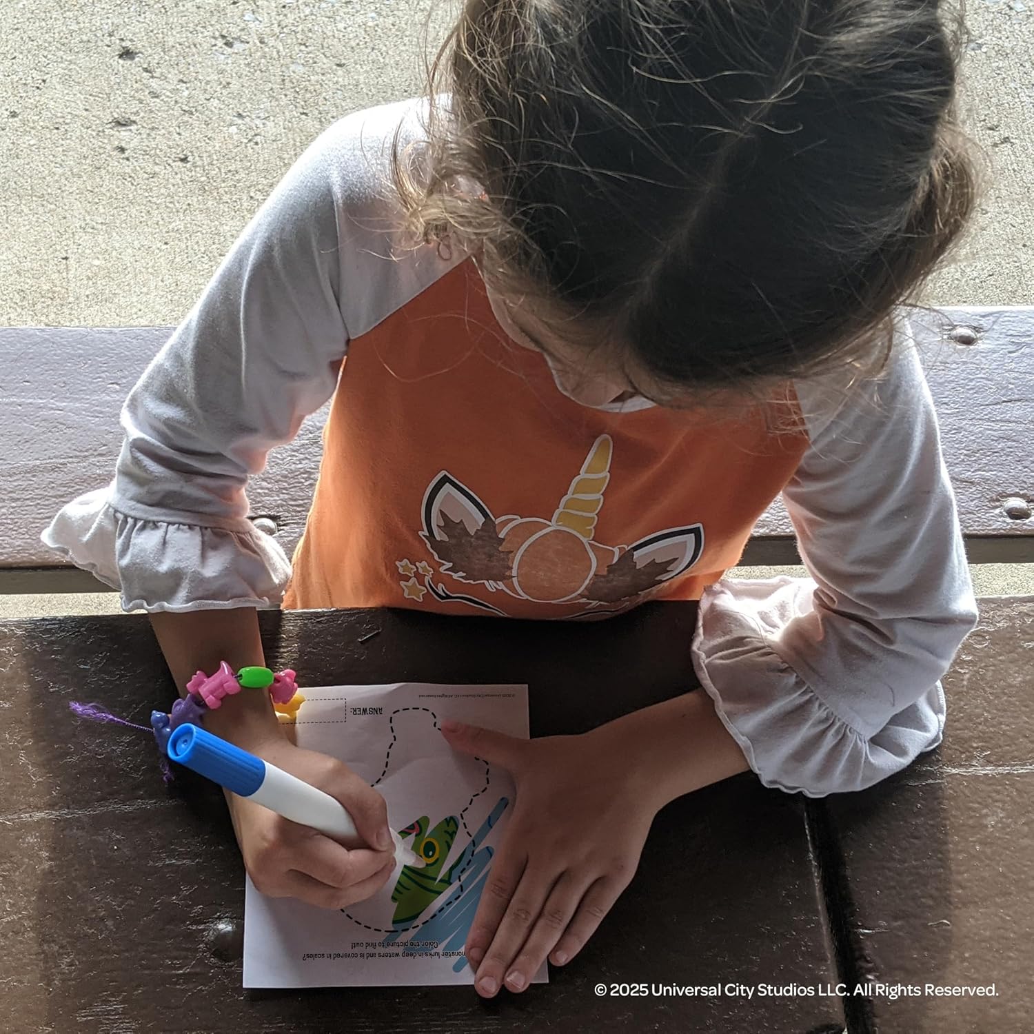 Universal Little Monsters Mess Free Coloring Book with Imagine Ink Marker, Kids Horror Movie Activity | Girl and Boys Coloring Pad for Ages 4+      Paperback – Coloring Book, August 1, 2025