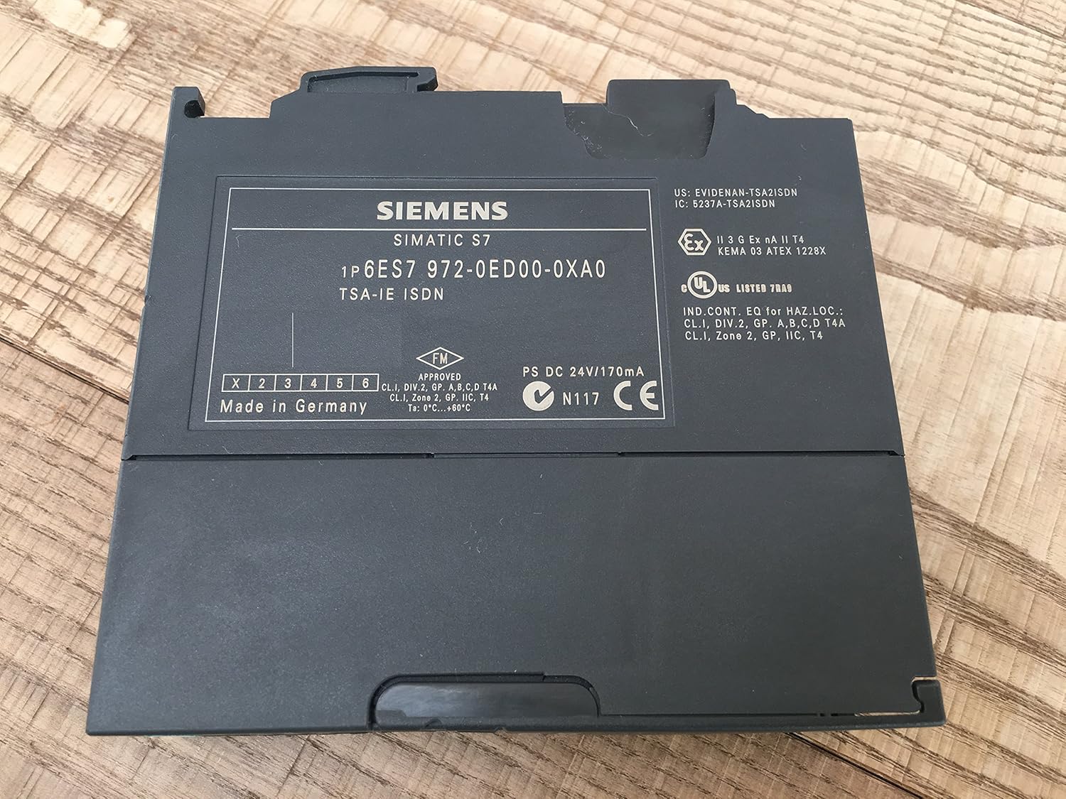 6ES7 972-0ED00-0XA0 Siemens Simatic S7 TS-Adapter IE ISDN Teleservice RS-232 new 6ES79720ED000XA0 neu 4019169143332 TSA-IE ISDN 6ES7972-0ED00-0XA0 - - 