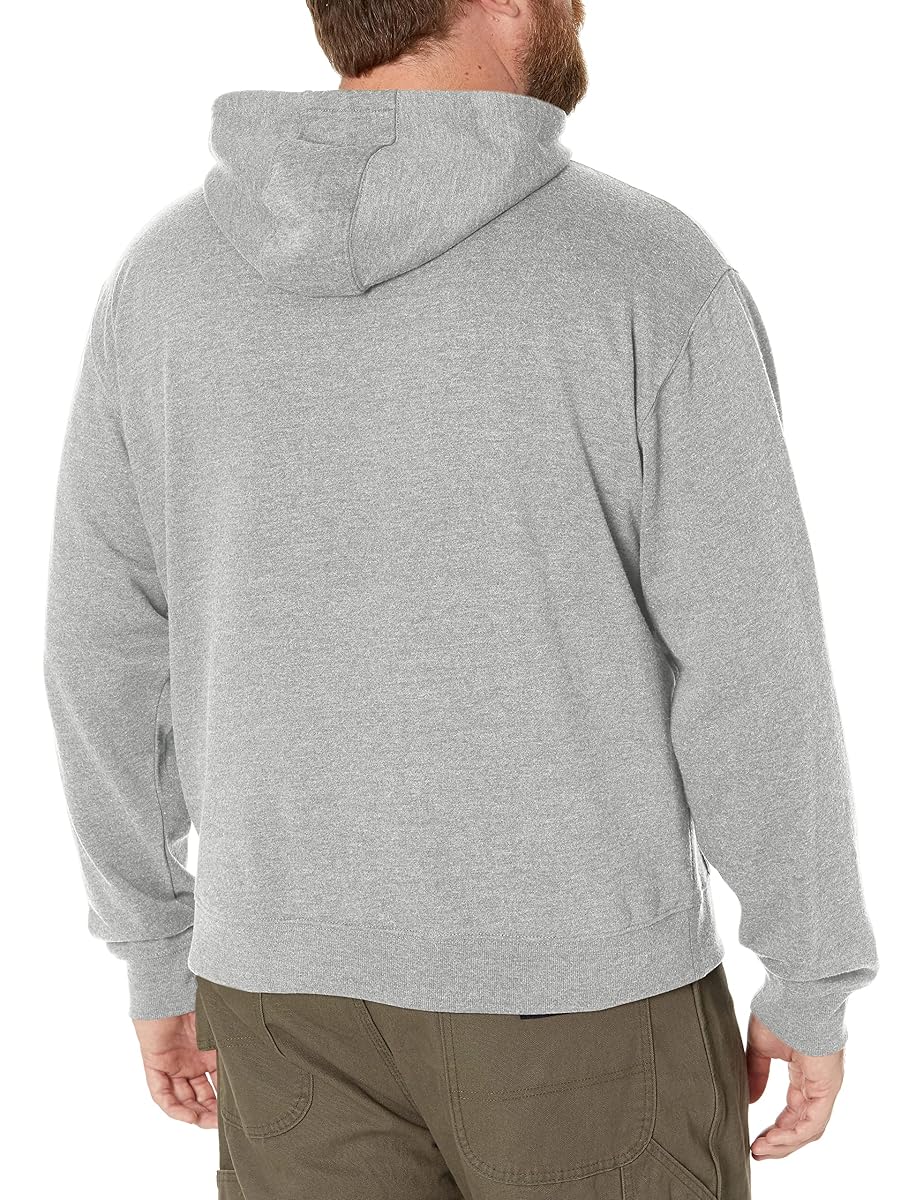 Dickies Męska bluza polarowa o średniej wadze, regularna bluza z kapturem, Szary (Heather Grey), M