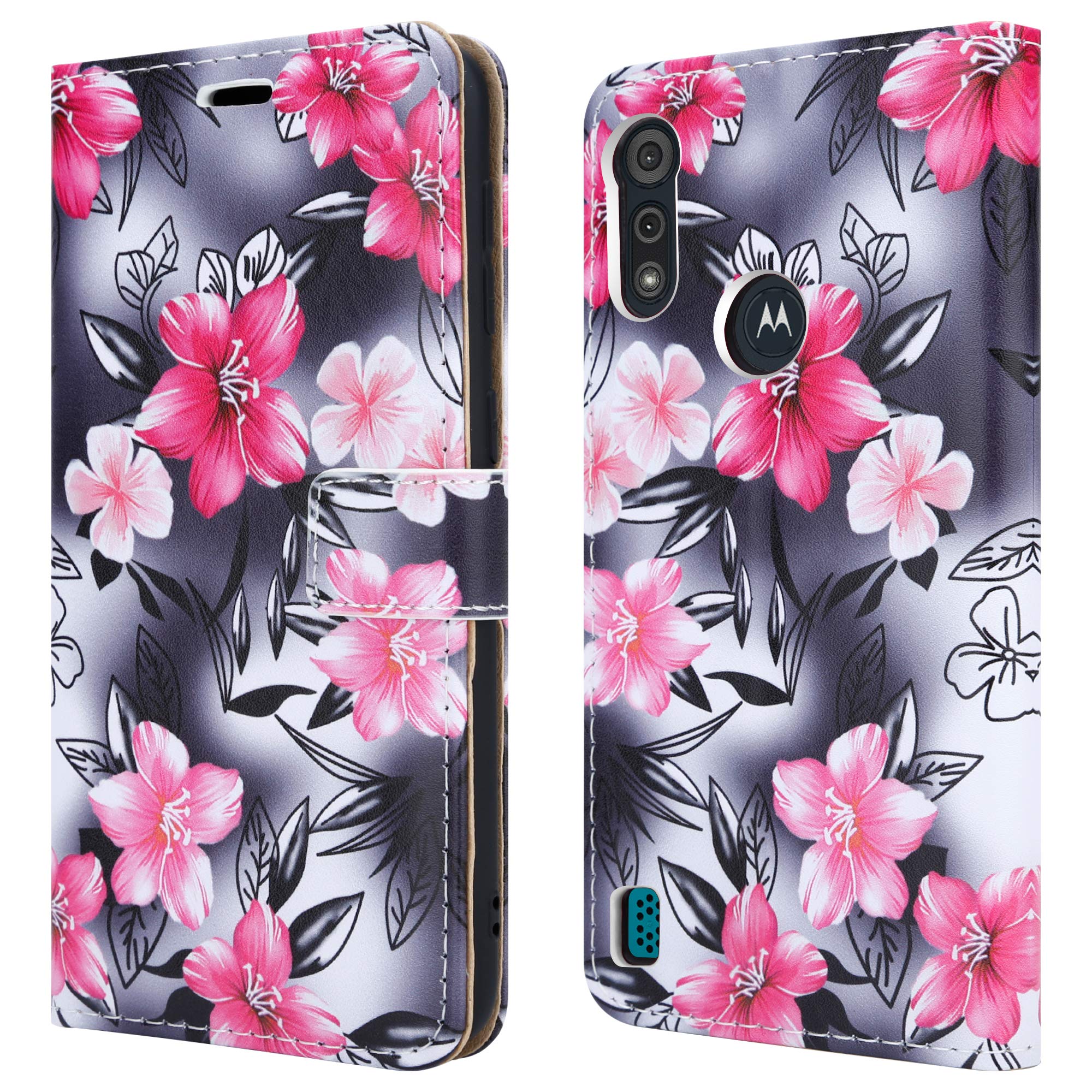 Case For Motorola Moto E7i Power XT2097 Leather Magnet Flip Wallet Phone Cover - Picture 28 of 36